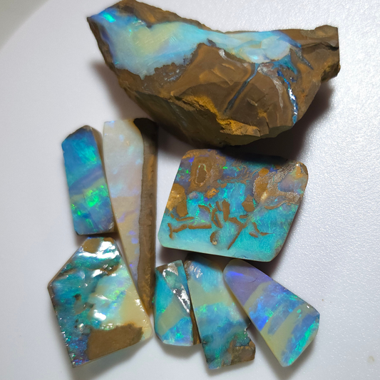 Australian Boulder Opal Rough Parcel 37747RR