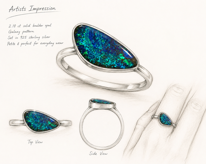 37793 Australian Boulder Opal 2.18 carats