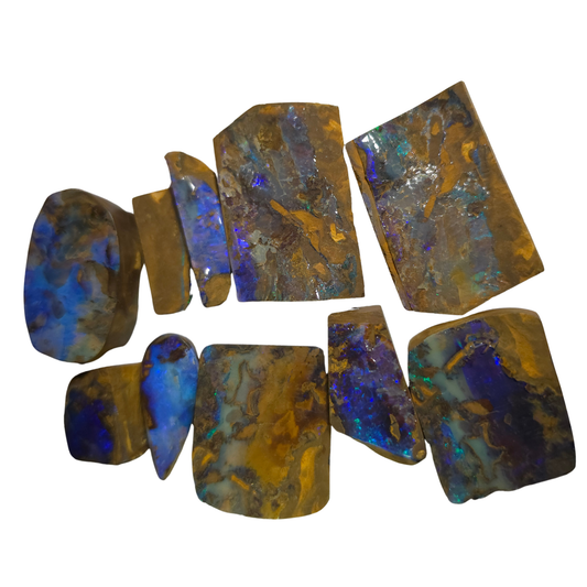 Australian Boulder Opal Rough Parcel 37740RR