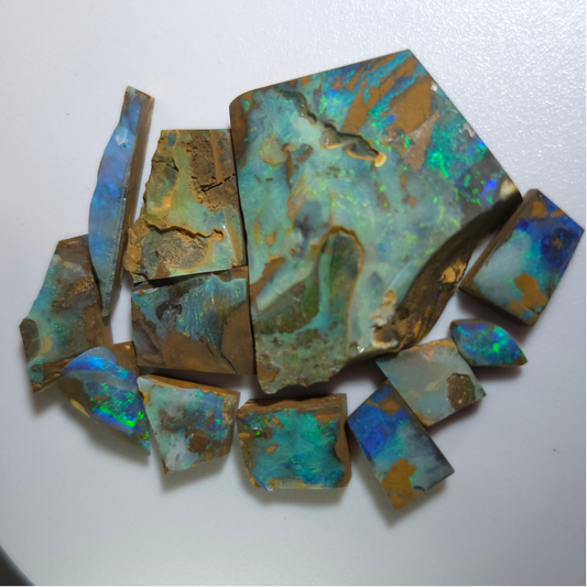 Australian Boulder Opal Rough Parcel 37745RR