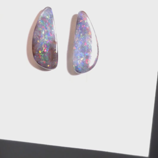 37812 Australian Boulder Opal Set 4 carats
